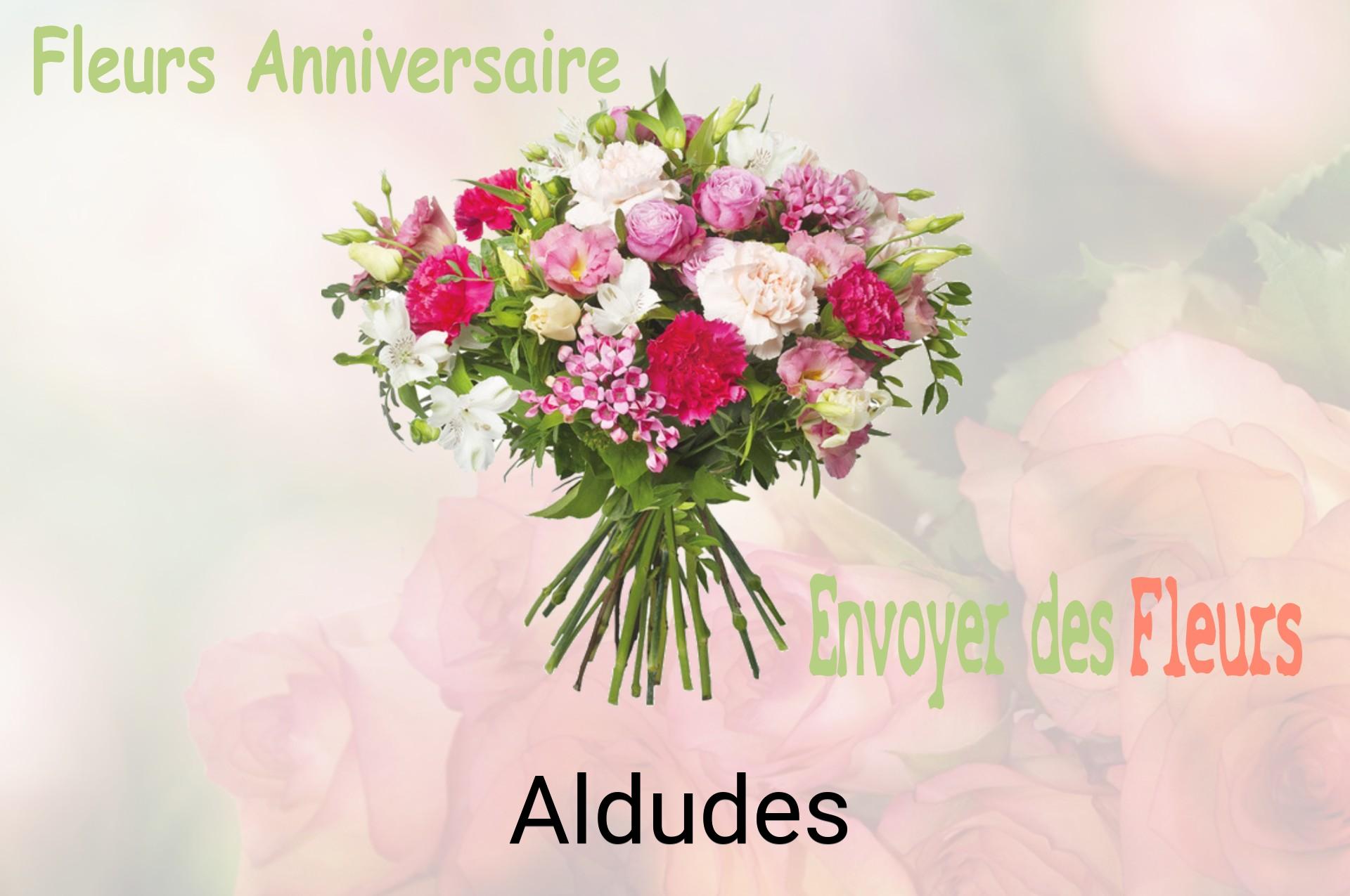 Bouquet de fleurs d’anniversaire livré à Aldudes